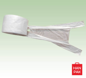 T-shirt bags on roll