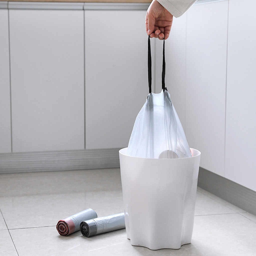 Drawstring trash bags