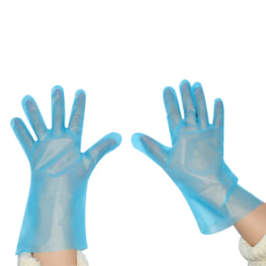 plastic gloves