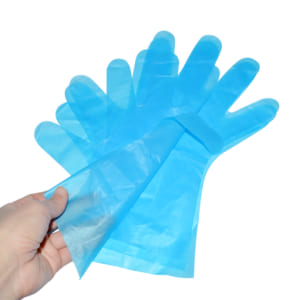 plastic gloves