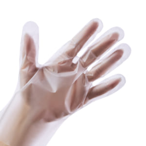 plastic gloves