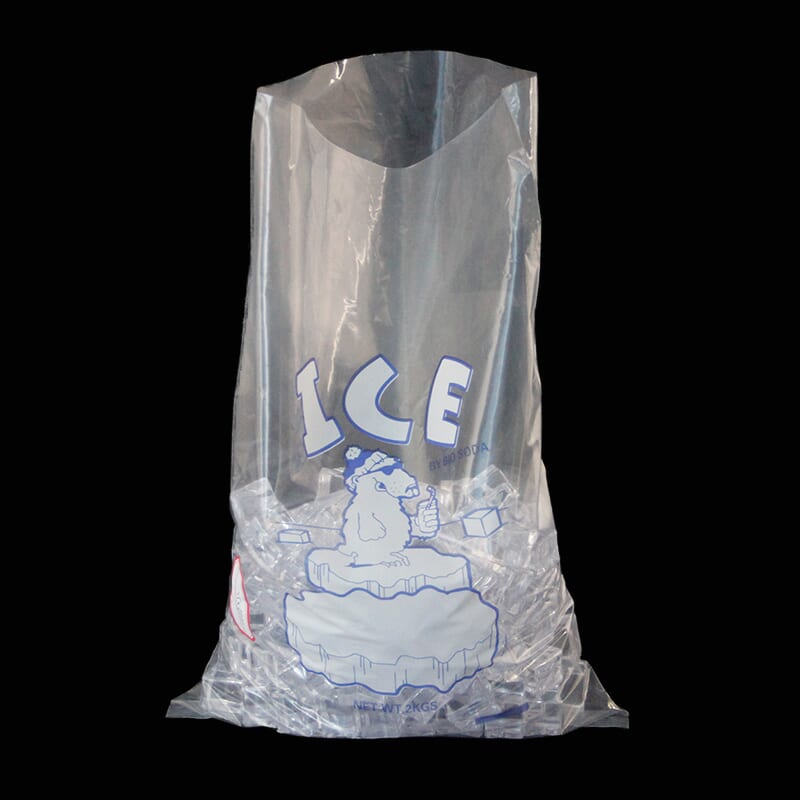 Ice Bags For Packaging: Wicket, Flat &Amp; Drawstring Options 4 ice bags