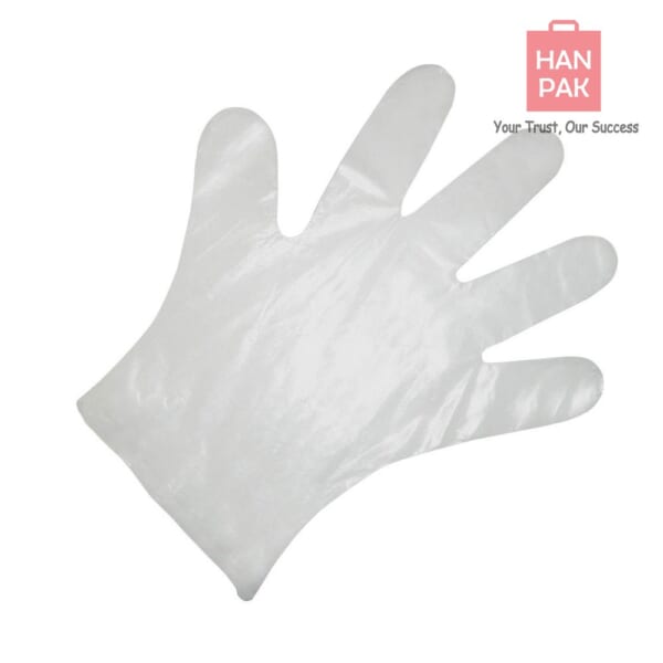 Clear CPE Gloves by Hanpak